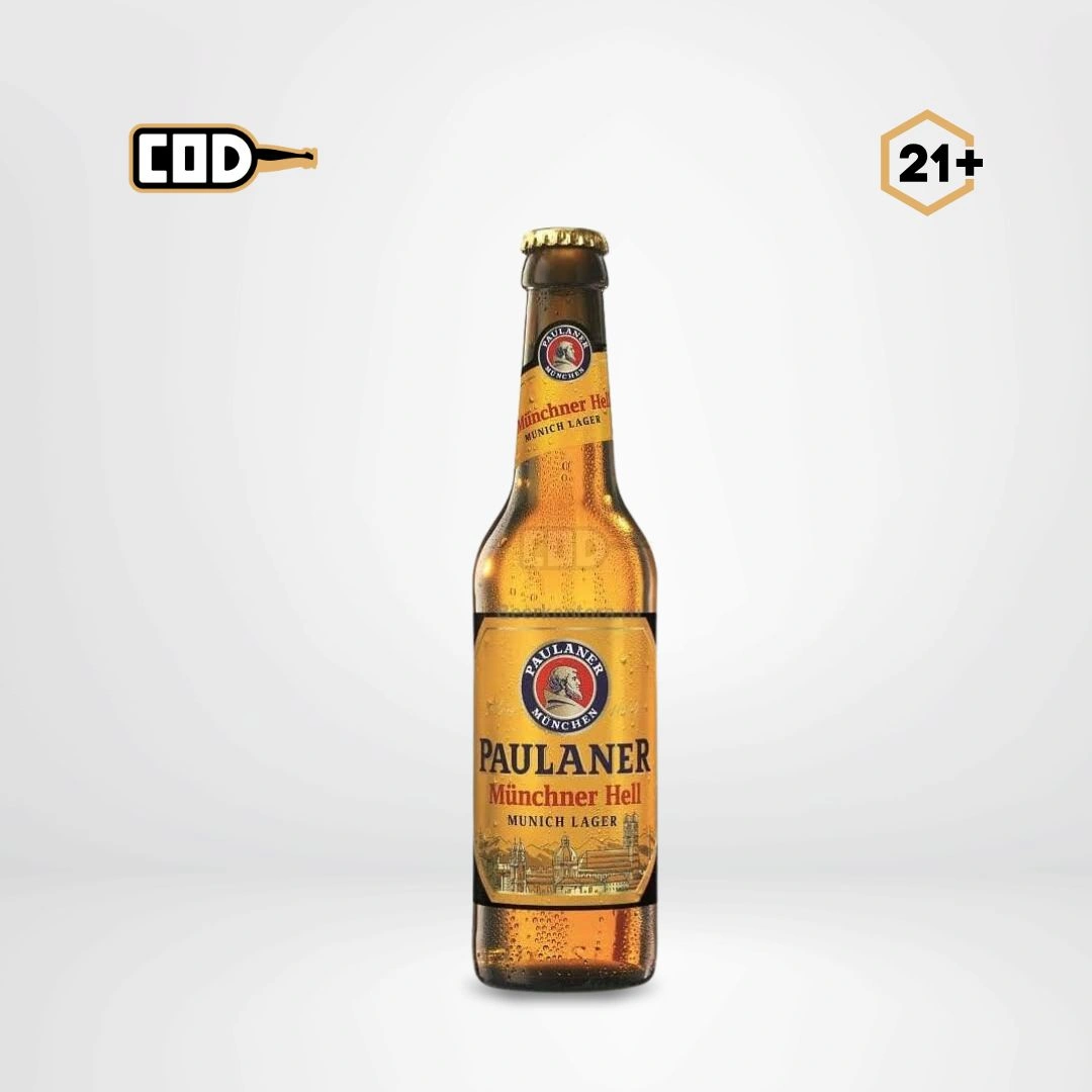 Beer Paulaner Munchner Hell Botol 330ml Original Sealed Bottle | City of Drinks Beer Paulaner Munchner Hell Botol 330ml - Minuman Original Resmi | City of Drinks
