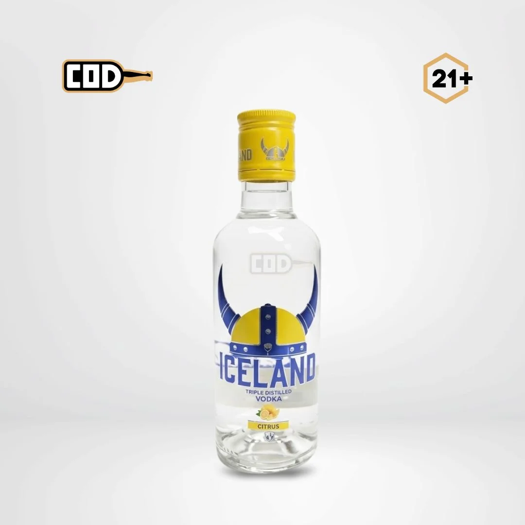 Iceland Vodka Citrus 250ml Original Sealed Bottle | City of Drinks Iceland Vodka Citrus 250ml - Minuman Original Resmi | City of Drinks