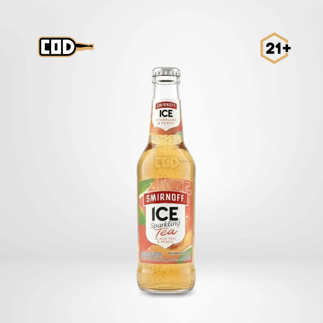 Smirnoff Ice Black Tea & Peach 275ml Original Sealed Bottle | City of Drinks Smirnoff Ice Black Tea & Peach 275ml - Minuman Original Resmi | City of Drinks